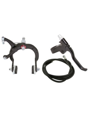 1000a Alloy Brake Rear Black.